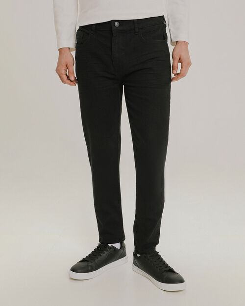 Jeans Carrot Negro